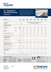 Polyfelt® TS - Nonwoven Geotextiles - TenCate Geosynthetics